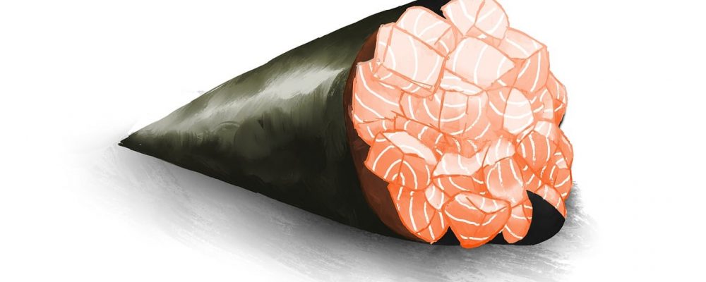 Temaki sushi – obyčajná chuť